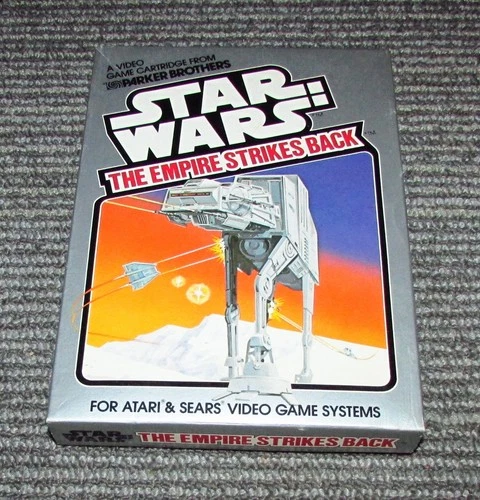 Star Wars: The Empire Strikes Back With Box & Manual for Atari 2600 Authentic