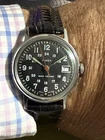 VINTAGE  TIMEX MILITARY MEN WRISWATCH MADE IN GREAT BRITAIN 19770