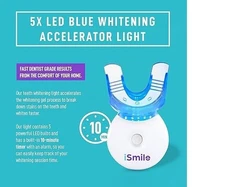 iSmile Professional Teeth Whitening Kit – LED Light Accelerator, 35% Carbamide