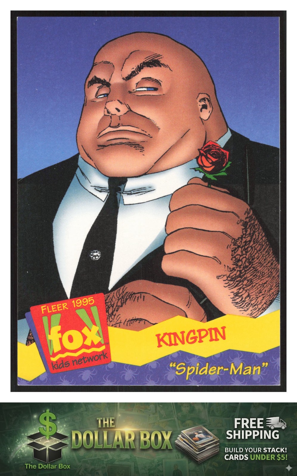 1995 Fleer Fox Kids Network #72 Kingpin