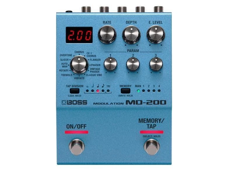 BOSS MD-200 Modulation Pedal w/ 12 Effects, Compact Design for Guitar - Image 3 of 4