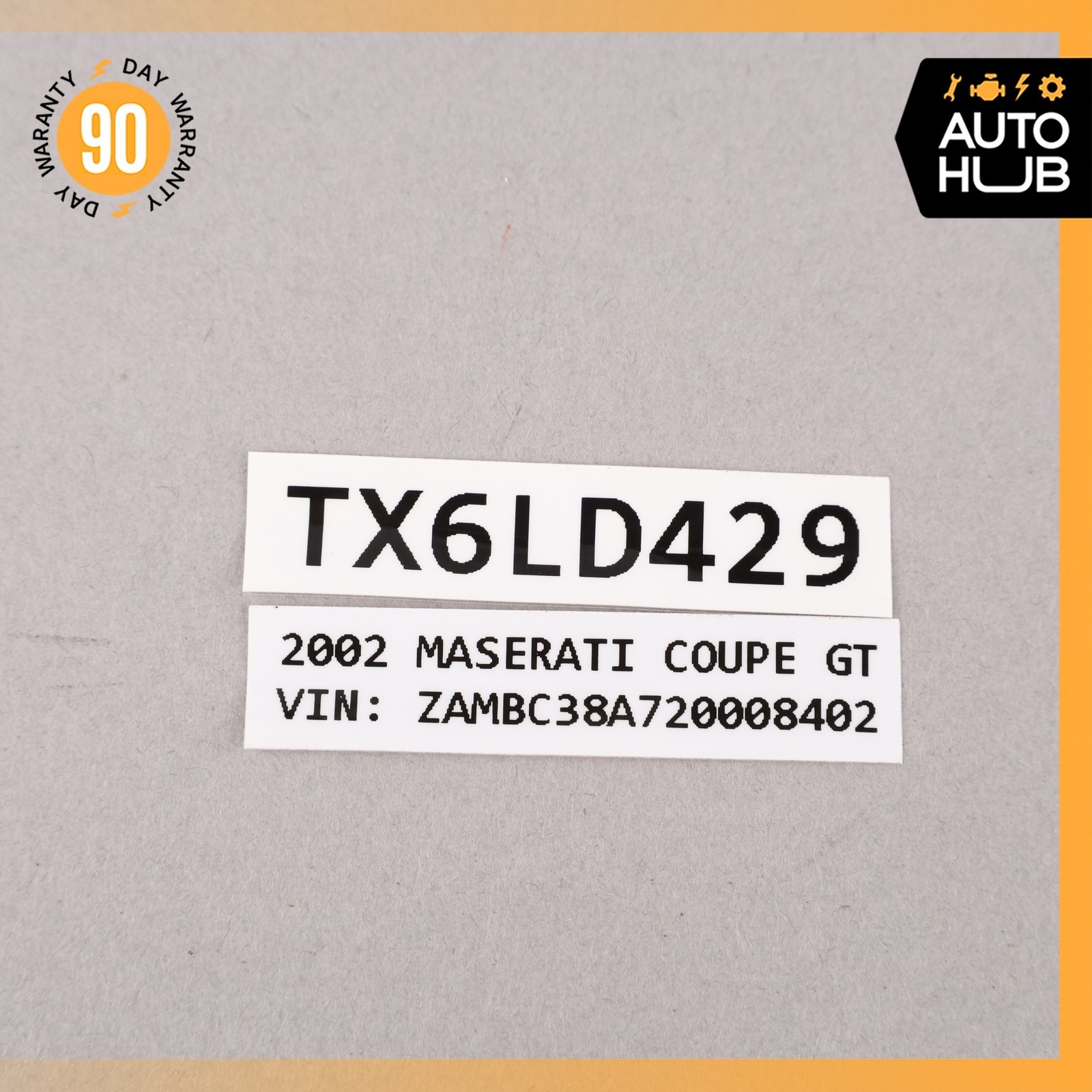 Maserati 4200 GT Coupe Evap purge valve