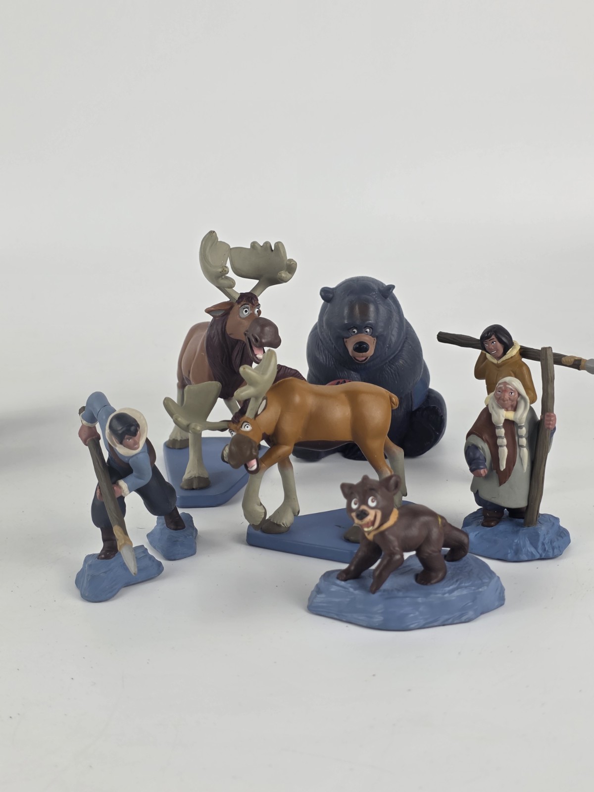 Disney Brother Bear Figure Set Collectible Toy Bundle: Rare Koda and Kenai