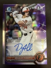 2022 Bowman Chrome Draft Douglas Hodo III Purple Refractor Autograph Auto /250
