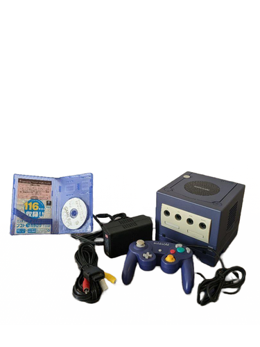 Consola Nintendo GameCube Violeta Enjoy Plus Pack con una caja probada NTSCJ - Imagen 3 de 7