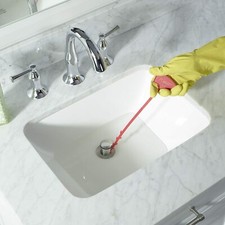 2 PACK OF DRAIN CLEANING TOOL REMOVE UNCLOG SINK DRAIN BATH HAIR FLEXIBLE