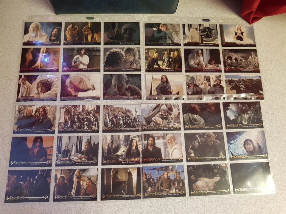 Lord Of The Rings Binder Of  Cards TOPPS LOTR TRADING CARDS " Lord of the Rings" - Image 2 of 4