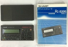 SHARP Pocket computer PC-E200 Scientific Function Calculator Used Japan Used F/S
