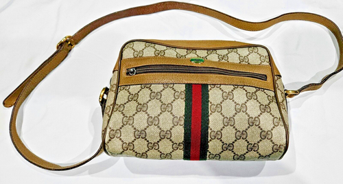 Vintage Gucci GG Supreme Shoulder Bag, Original Dust Bag, COA - Picture 4 of 17