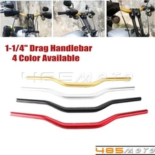 1-1/4" Motorcycle Drag Bar Handlebar For Harley Touring Road King Softail Dyna