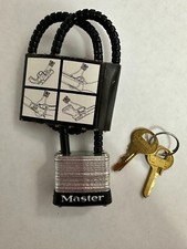 Master Lock Cable Gun Lock & 2 Keys (107 Gun Lock)