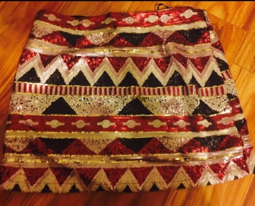 Forever 21 Sequin Mini Skirt S - Picture 4 of 7