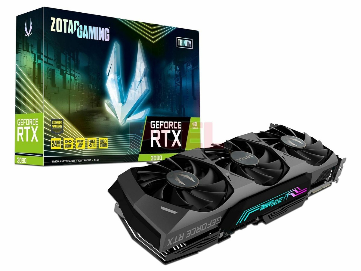 ZOTAC GAMING GeForce RTX 3090 Trinity 24GB GDDR6X Graphics ZOTAC GAMING GeForce RTX 3090 Trinity 24GB GDDR6X Graphics