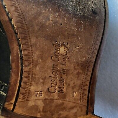 Church Custom Grade Black Calf Shoes UK Size 7.5F with Church Custom Grade Black Calf Shoes UK Size 7.5F with