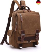 Losmile Vintage Rucksack Herren Damen Backpack Canvas Daypacks RucksäCke