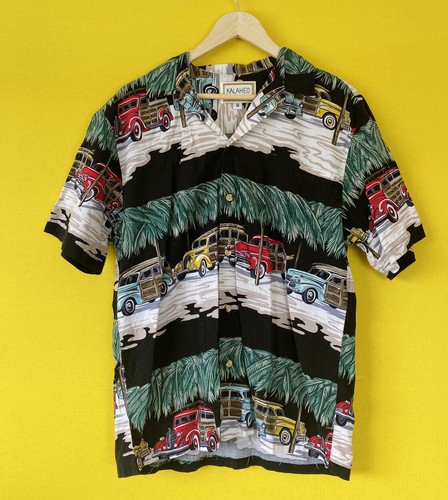 Vintage Kalaheo Hawaiian Shirt Mens M 