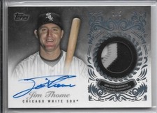 2022 TOPPS REVERENCE JIM THOME JERSEY AUTO SIGNED #D1/5 CHICAGO WHITE SOX