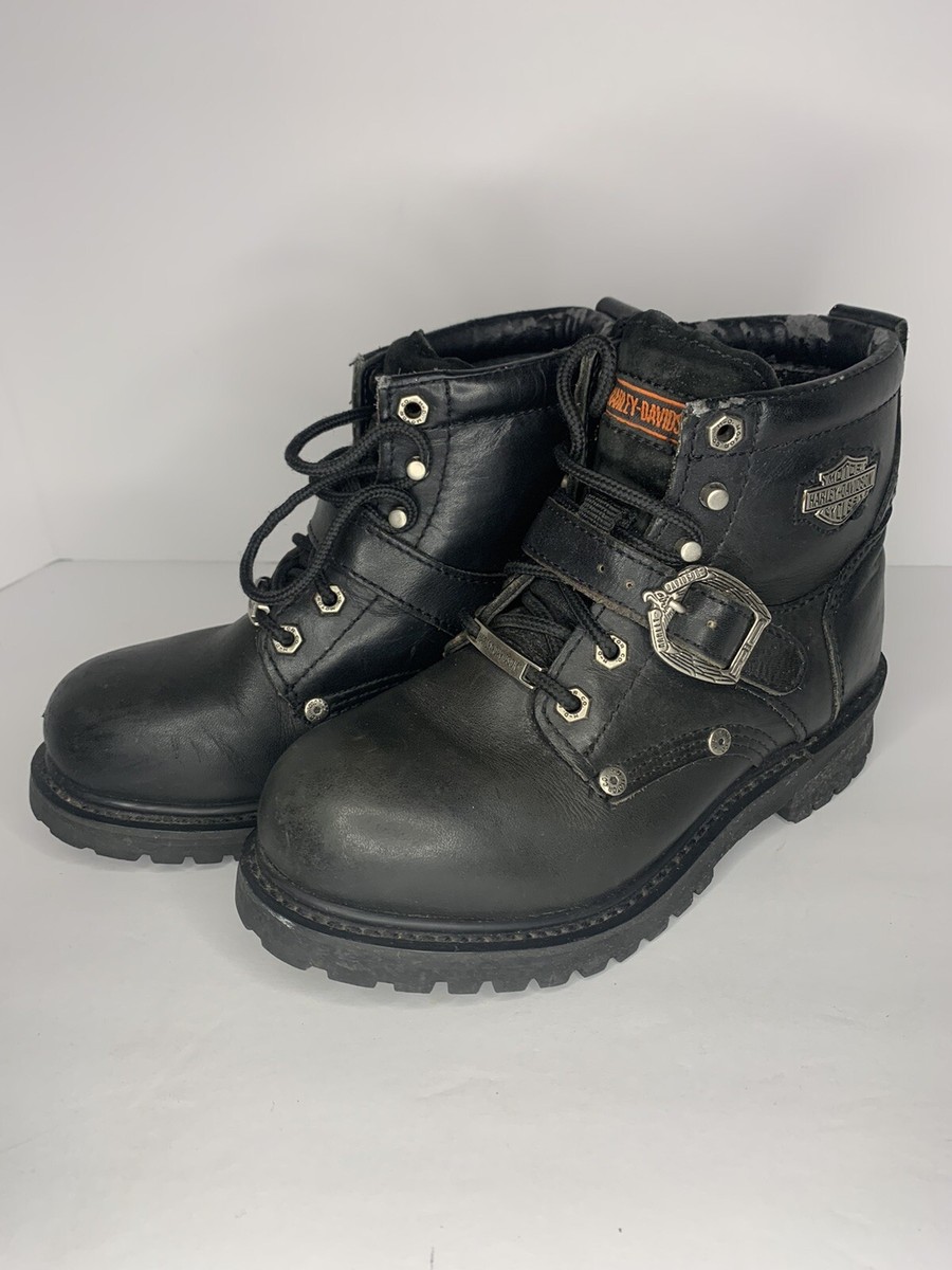 Harley-Davidson Womens Faded Glory Motorcycle Boots Black  display picture 2