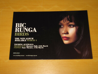 BIC RUNGA - BIRDS - PROMO POSTCARD