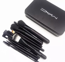 Mac Makeup Brush Set Brush Twelve Iron Box Eyeshadow Foundation Brush Gifts