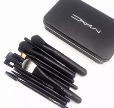 Mac Makeup Brush Set Brush Twelve Iron Box Eyeshadow Foundation Brush Girl Gifts