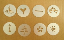 Hamilton Beach Super Shooter 8 Metal Discs Replacement Part Only Model 80000 Y10