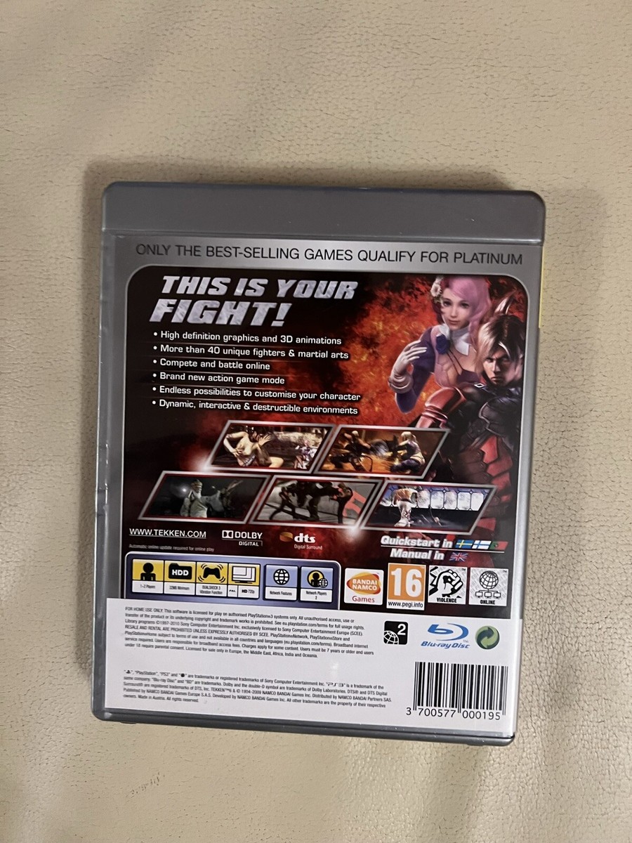 PS3 Tekken 6 Platinum Game - Sony PlayStation 3 | eBay