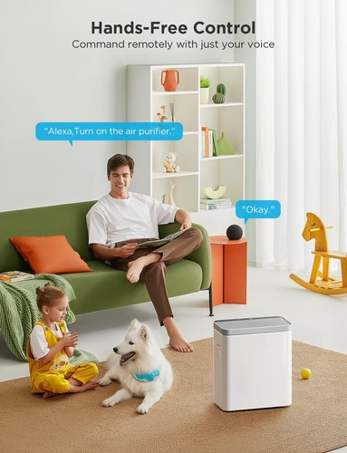 New-Smart Air Purifier for Large Home Rooms, Covers up to 1046 ft², PM - Picture 3 of 5