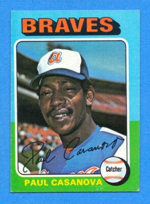 1975 Topps Mini #633 Paul Casanova EX+ Braves