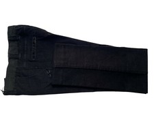 Pantalone uomo Confitalia, nero regular fit in Velluto a righe strette, -70%.