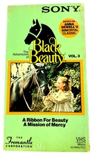 Black Beauty V 3 Ribbon for Beauty, Mission of Mercy VHS NEW SEALED