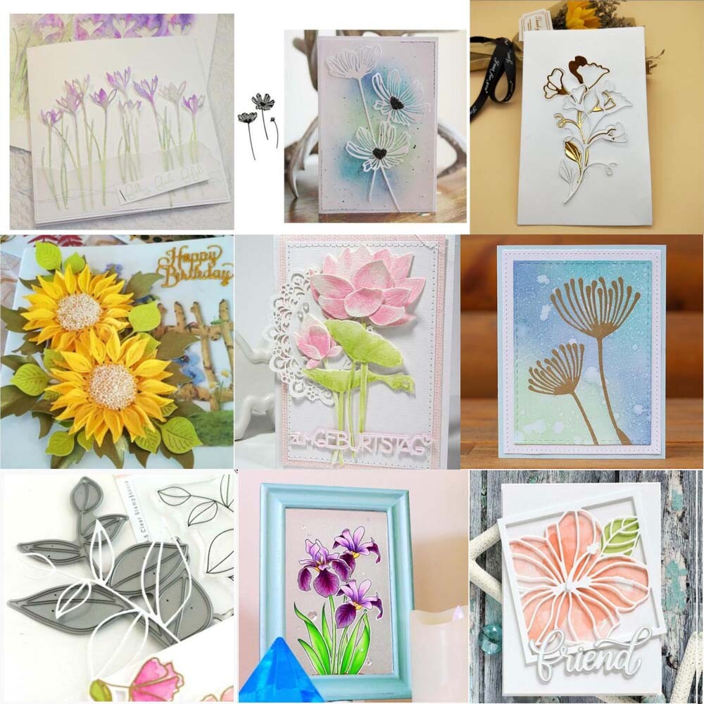 Metal Cutting Dies Flower Scrapbooking Making Craft Album Knife mold decoration