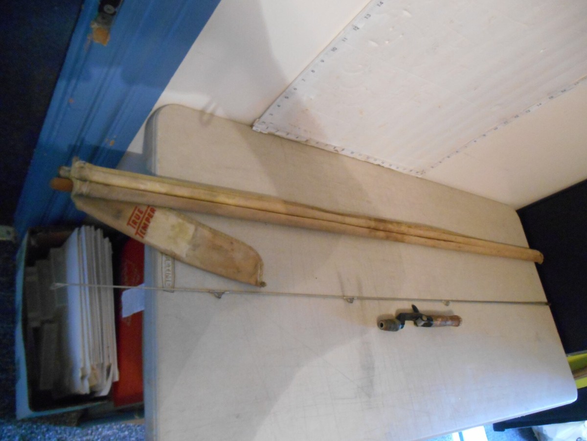 Ancienne Règle En Bois Pour La Pêche – Trude Hardware Michigan – Règle Légale Du Poisson 14" Vintage
