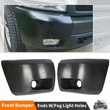 Fit For Silverado 1500 2007-2013 Front Bumper End Caps Fog Light Covers 1Pair