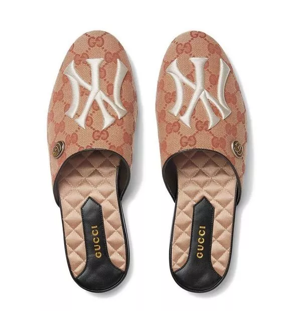 Authentic GUCCI GUCCI X NY YANKEES GG SLIPPERS eBay