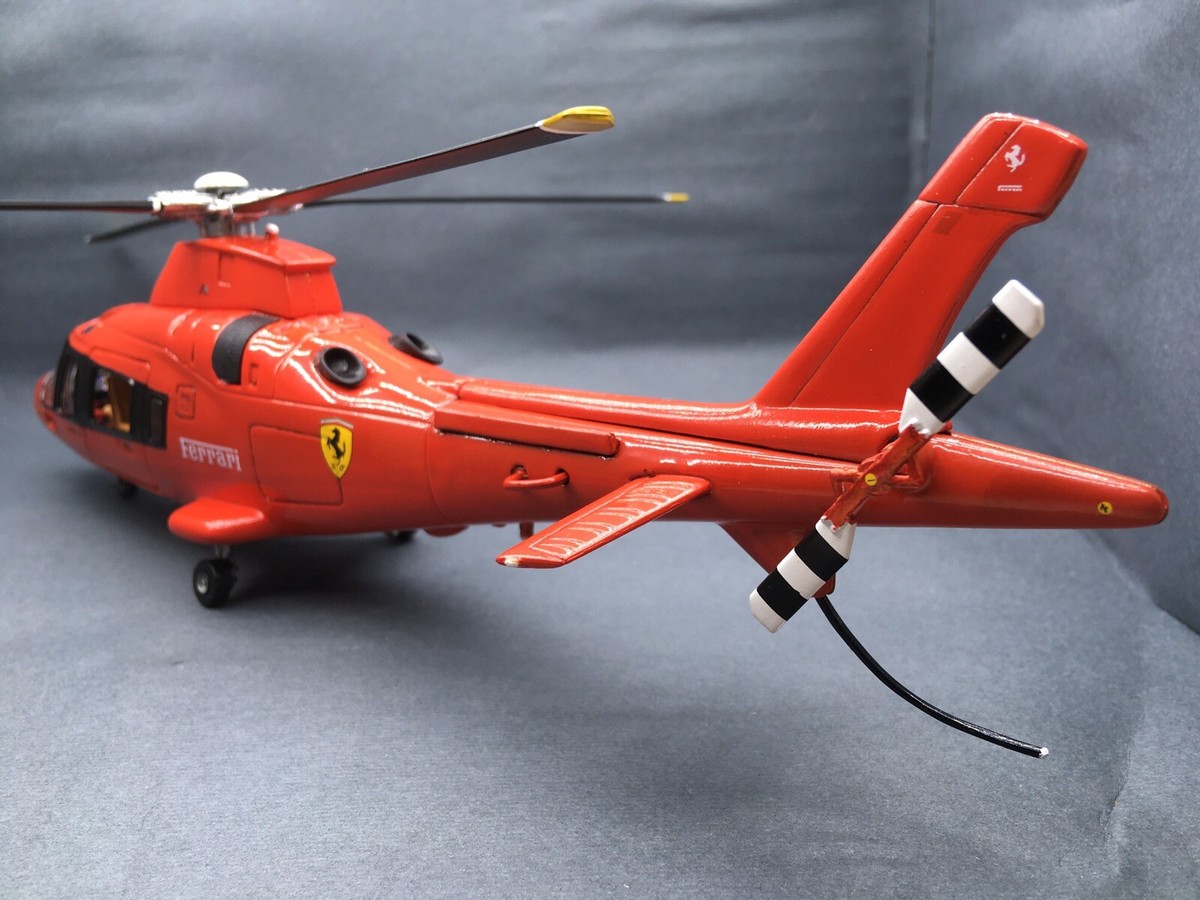 🇺🇦 1:43 Agusta Ferrari Team F50 Helicopter HandMade Red 1