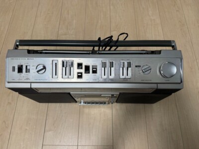 HITACHIラジカセretro.パディスコ TRK8800 ジャンク Hitachi TRK-8800 Vintage Boombox Radio Cassette – Retro