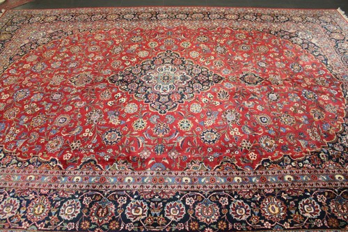 Orient Perserteppich Rug Tapis Carpet - KESHAN - 382X274cm - A4244 (NEUWERTIG) - Bild 6 von 18
