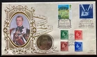 GB 1996 EVIII  60 Years Medallion Cover, Bentham silk, double special pmk(AA392)