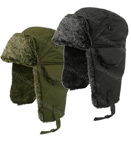TRAPPER HATS RUSSIAN UNISEX MENS WOMENS 