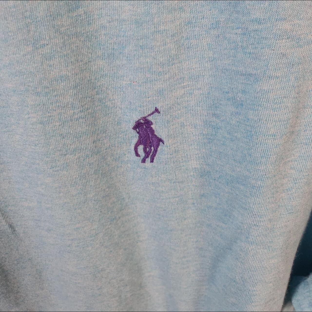 Polo Ralph Lauren vintage uomo grande blu ricamata pony vestibilità classica