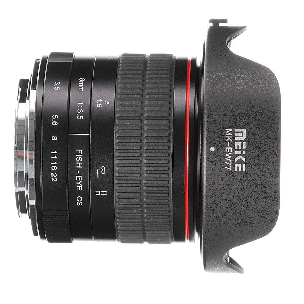 Meike 8mm F3.5 Wide Angle Fisheye Lens For Panasonic M4/3 Mount