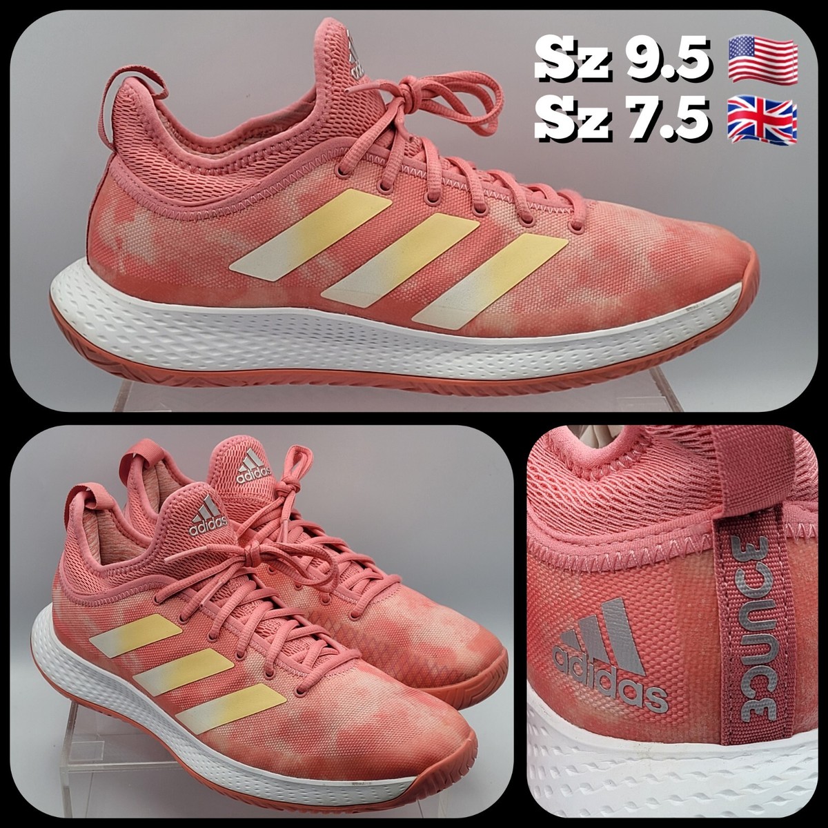 adidas Defiant Generation Tennis Shoes Hazy Rose FX7754 Womens