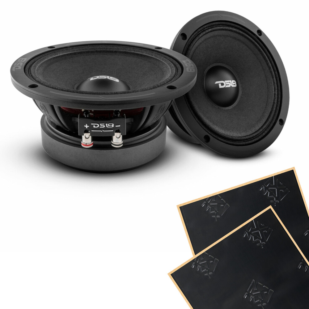 Автомобильный 8-омный среднечастотный громкоговоритель серии DS18 PRO-ZXI6M 65 ZXi с демпфированием звука 10590₽