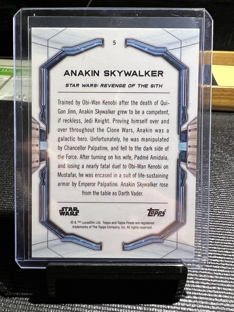 スターウォーズ　カード　topps　トップス　アナキンスカイウォーカー　1of1 Anakin Skywalker / アナキン・スカイウォーカー 2018 Topps