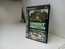 TOM CLANCY'S GHOST RECON JUNGLE STORM PS2 CIB W/REG CARD V/GOOD  P49
