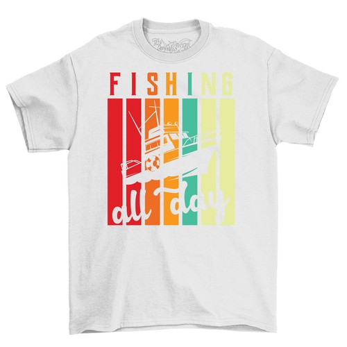 "35 and Reeling: Funny Fishing Boat T-shirt for Anglers! 100% Cotton, Unisex Des - Picture 5 of 46