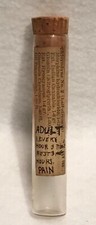 Antique Medicine Chlorodyne No.2 Apothecary Pharmacy Vial Bottle Label Rare