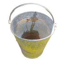 alter Zinkeimer Wassereimer Eimer ca 10 L Liter Pflanztopf 💃🕺🤹 Zinktopf  💃🕺