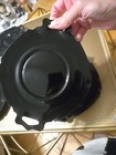 Set Of 5 Vtg L E Smith Mt Pleasant Black Glass 7" Two-Handled Plate Estate JJ#98 — photo 7